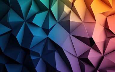 Obraz premium Abstract Low Poly Gradient Background Design