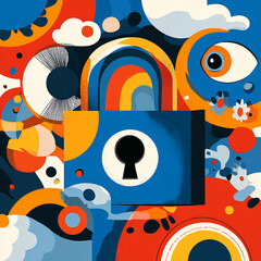 Lock - A mechanism securing an entry