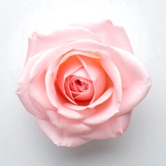 Close-up, delicate pink rose