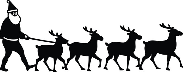 deer silhouette vector