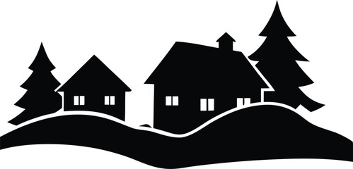 Fototapeta premium vector illustration of a castle