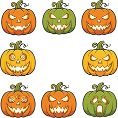 Halloween Pumpkin Icons