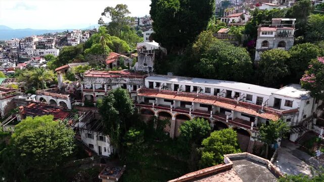 Vuelo de dron sobre Taxco, Guerrero. M&eacute;xico