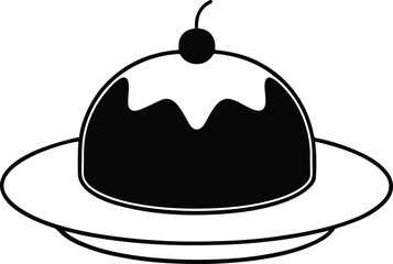 chocolate cake on a plate