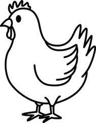 Chicken Illustration for kids