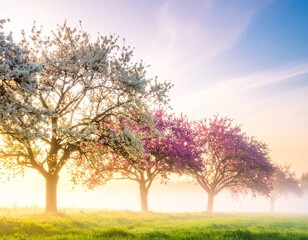 Fototapeta premium Spring background.