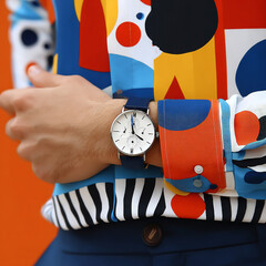 Watch - A small timepiece worn on the wrist
