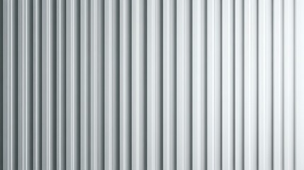 Fototapeta premium Abstract wavy vertical lines forming a rhythmic gray metallic texture, creating a modern pattern for backgrounds, architecture, and contemporary design inspiration