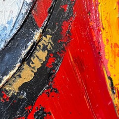 Bold textured artwork showing red black and golden highlights high resolution picture