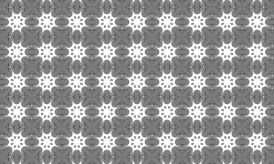 Dark Gray Floral‑Grid Geometric Pattern for Wallpaper, Textiles & Modern Decorative Design