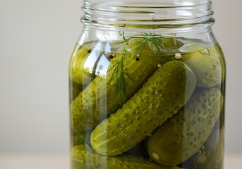 Preparation of salty pickled cucumbers with herbs, garlic and dill. Recipe of homemade preservations. Natural probiotics, fermented veggies.