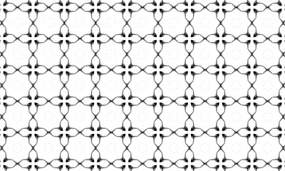Fototapeta premium Interlocking Petal‑Loop Geometric Pattern for Modern Wallpaper, Textiles & Decorative Design