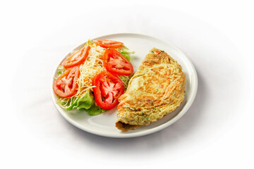 Prato executivo - Omelete com salada