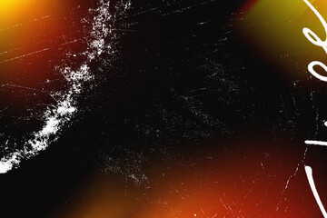 Vintage blurred background with film grain, scratches, and glowing light leaks. Retro textured wallpaper, perfect overlay with dust, noise, and gradient effects for design projects. Trendy overlay