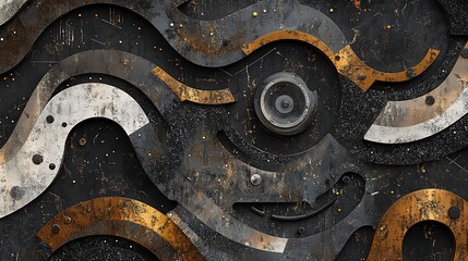 Colorful fractal composition blending dots and flowing textures high resolution picture