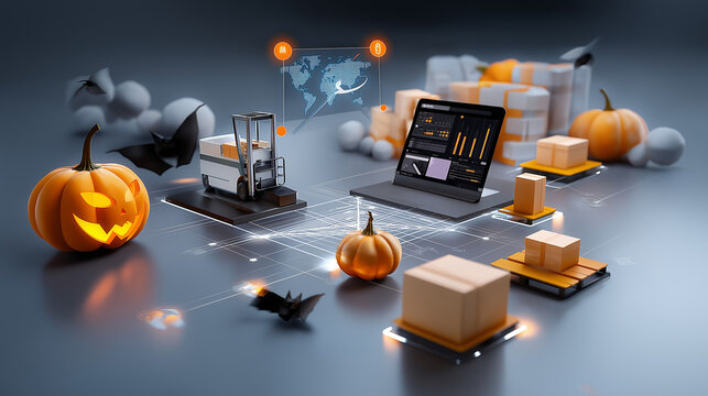 Advanced Halloween supply chain and logistics management services incorporating seasonal inventory optimization and distribution coordination ensure timely delivery of Halloween pr