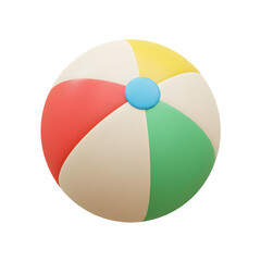 Obraz premium premium summer icon 3d rendering transparent background PNG