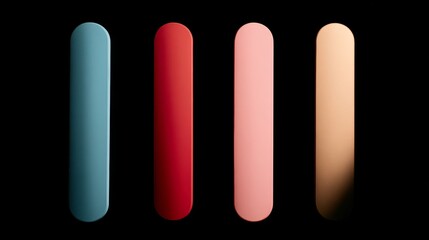 Abstract colorful rectangular shapes on a dark background, embodying a minimalist tech aesthetic.
