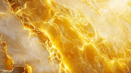 Fiery orange glowing lines inside marble texture high resolution picture