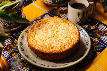 Postre Pay de elote 