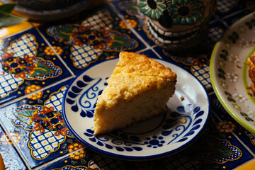 Postre Pay de elote 