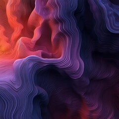 Futuristic digital loops in vibrant neon colors high resolution picture