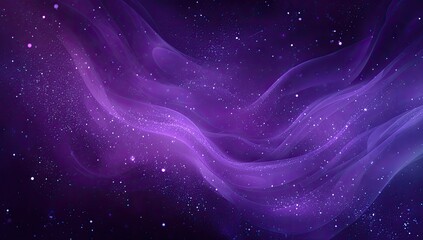 Purple nebula with flowing, ethereal textures