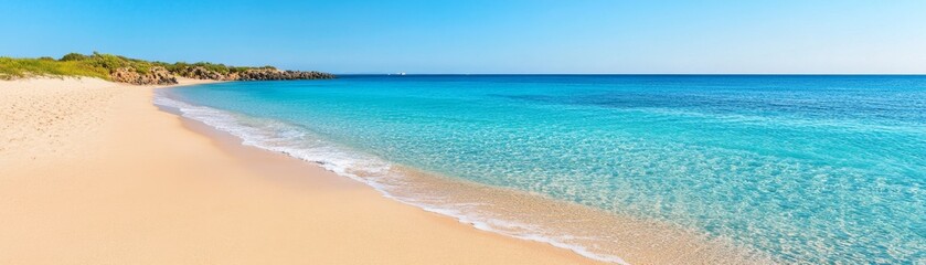 Turquoise Beach, Clear Water, Paradise Coastline , Beach ,Seascape