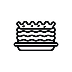 cake on a white background