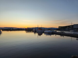 Fototapeta premium beautiful natural northern shore od the sea