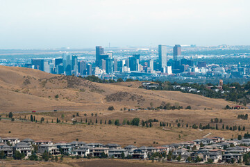 aerial view of the city