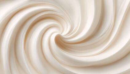 Swirling creamy texture