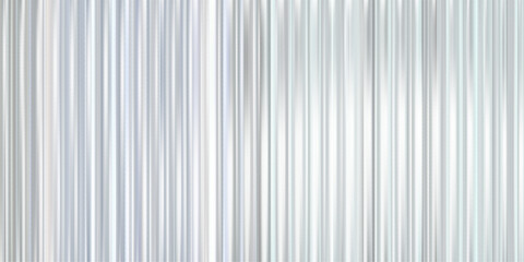 Obraz premium 3d ribbed glass pattern with abstract gradient background and neon light effect. Cyberpunk window panel with silver wave texture for modern decoration. Seamless transparent overlay.