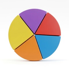 Fototapeta premium 3d pie chart