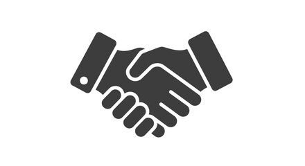 Two hands shaking in a gesture of agreement and partnership.
