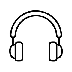 Headphones vector illustration for music lovers and audio enthusiasts for sound design needs