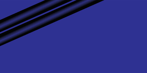 Abstract black  blue banner design background with diagonal geometric overlay layers. Modern square shape graphic element. Suitable for covers, headers, banners, brochures, websites. Vector