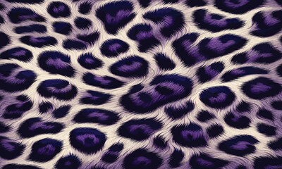 Purple leopard skin illustration vector with fashion pattern influence ideal for trendy fabric design, digital backgrounds, wallpaper, and modern artwork.