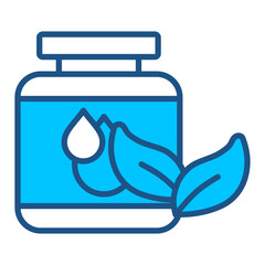 Air Refreshener Icon In Blue Monochrome Flat Design, Vector Illustration