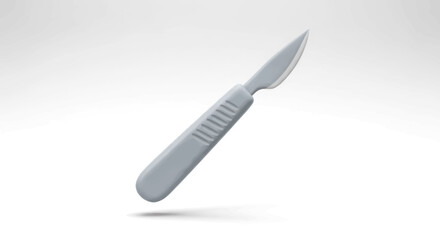 Disposable Surgical Scalpel with Sharp Blade for Medical Procedures.