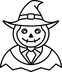 funny cartoon of Halloween