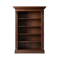 wooden shelf with wooden shelves