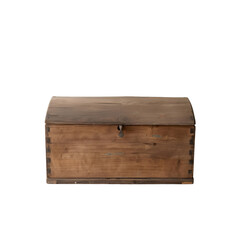 old wooden box isolated