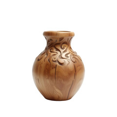 ceramic vase isolated on white background