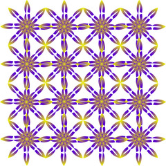 vector seamless pattern with flowers