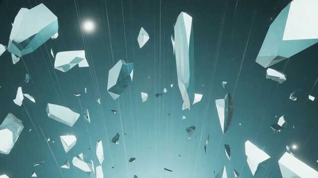 Ethereal Diamond Dust Swirl, Slow Motion Overlay