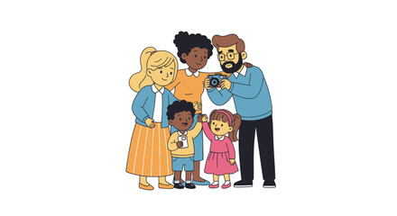 A collection of colorful illustrations featuring couples dancing the passionate Argentine Tango in various dynamic poses.