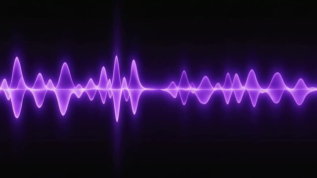 Infinite Glowing Sine Wave, Abstract Loop (4K)