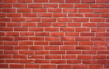 Naklejka premium red brick wall background