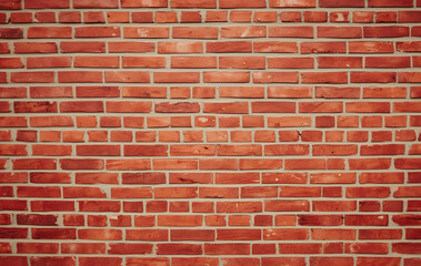 Naklejka premium red brick wall background